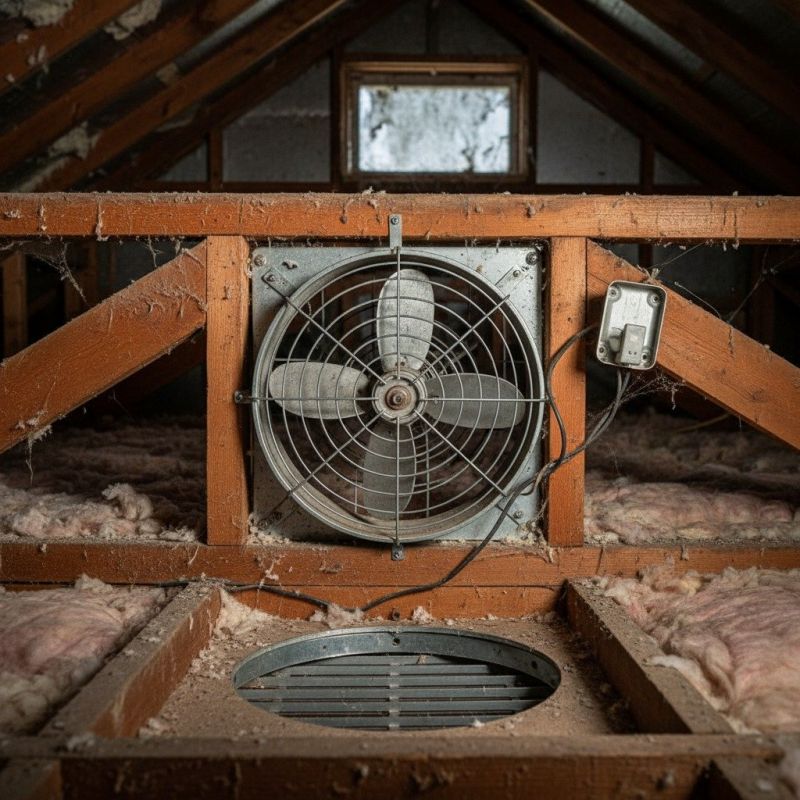 Attic Fan Replacement